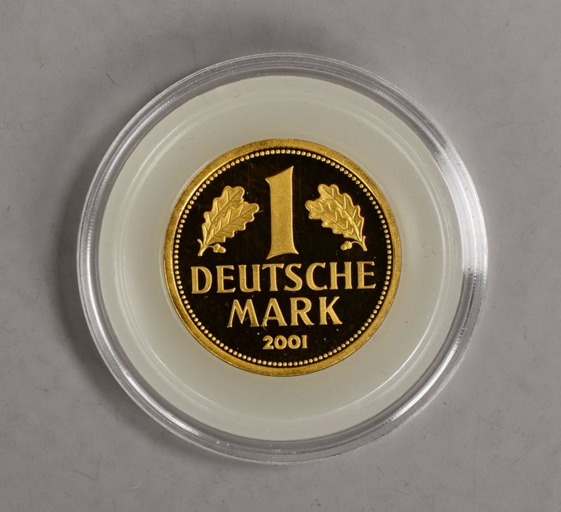 Goldm&uuml;nze (&#039;BRD&#039;): &#039;1 Goldmark - 2001 D&#039; - &#039;Zum Abschied von der Deuts