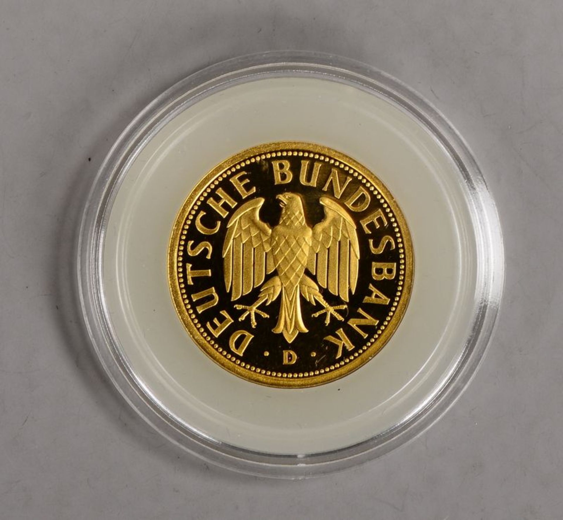 Goldm&uuml;nze (&#039;BRD&#039;): &#039;1 Goldmark - 2001 D&#039; - &#039;Zum Abschied von der Deuts - Bild 2 aus 3