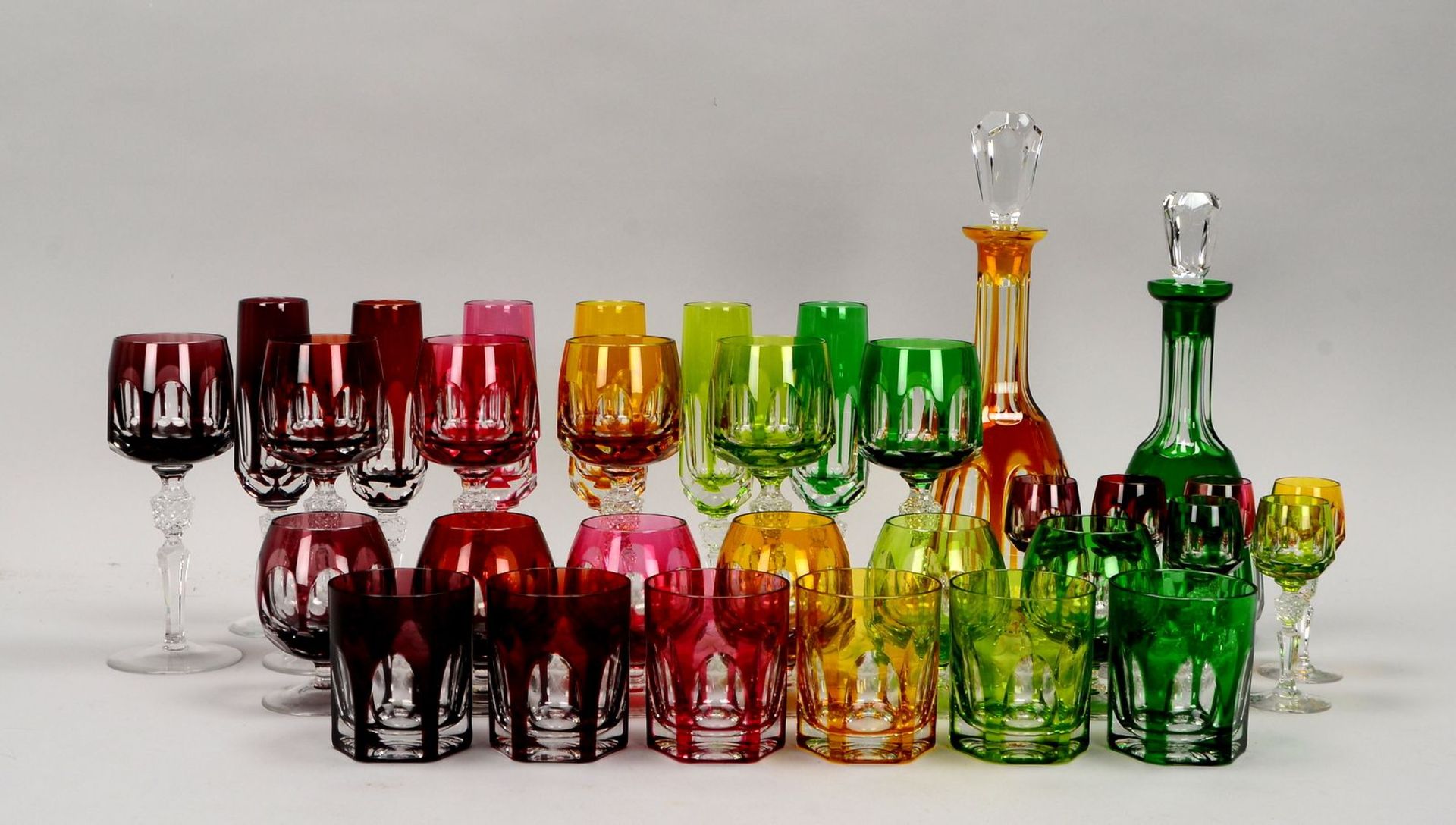 Nachtmann, Trinkglas-Konvolut, Kristallglas, f&uuml;r 6 Personen, umfassend: jeweils 6-teiligen Satz - Image 2 of 2