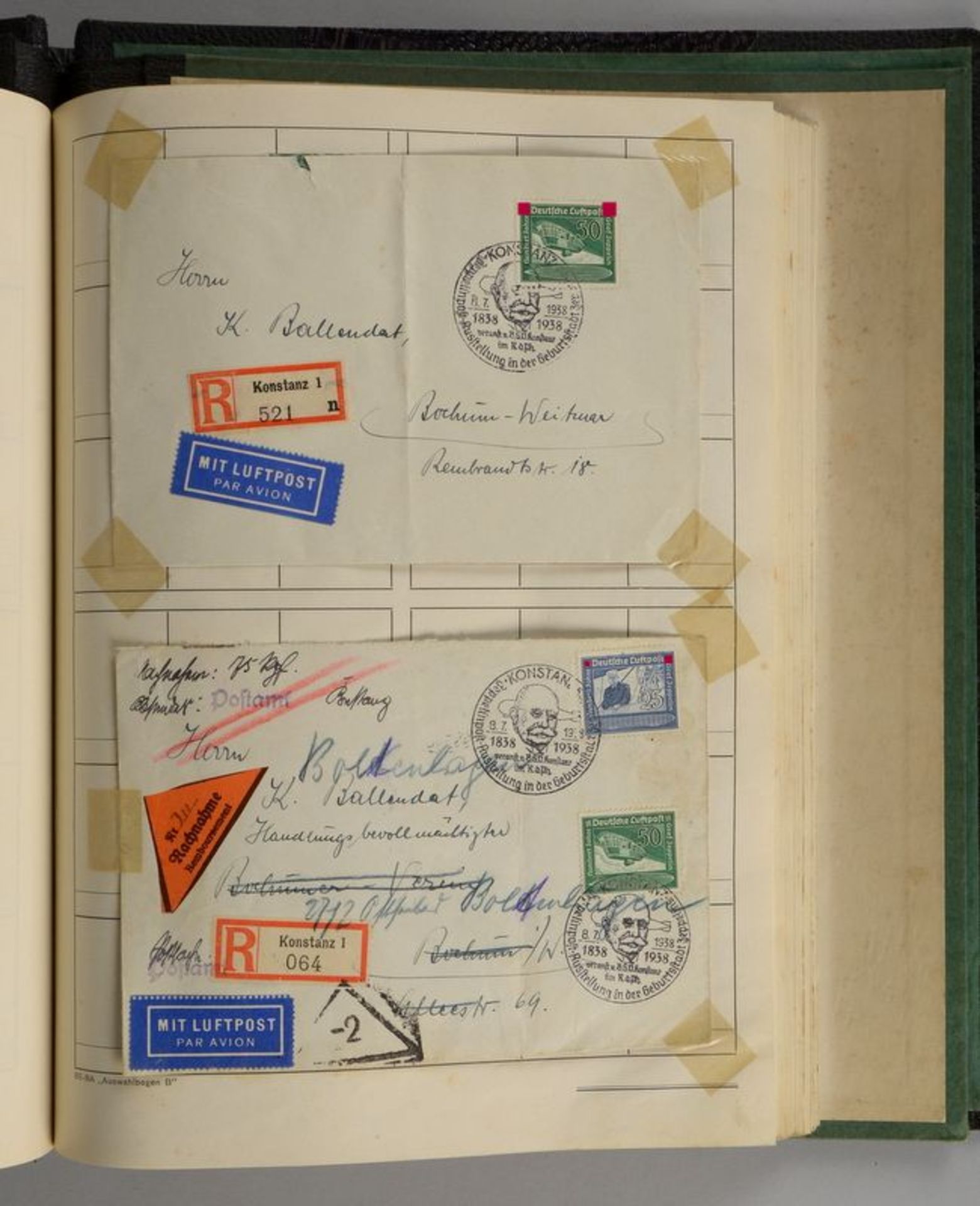 Briefmarken, interessante alte Sammlung: ab &#039;Deutsches Reich&#039;, mit vielen europ&auml;ische - Image 3 of 6