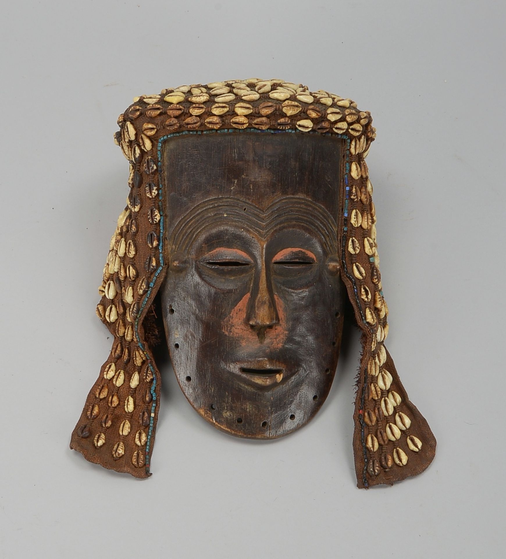 &#039;Ngaady&#039;-Maske (k&ouml;nigliche oder Stammesgr&uuml;nder-Maske), Kuba/Dem.Rep. Kongo, Holz