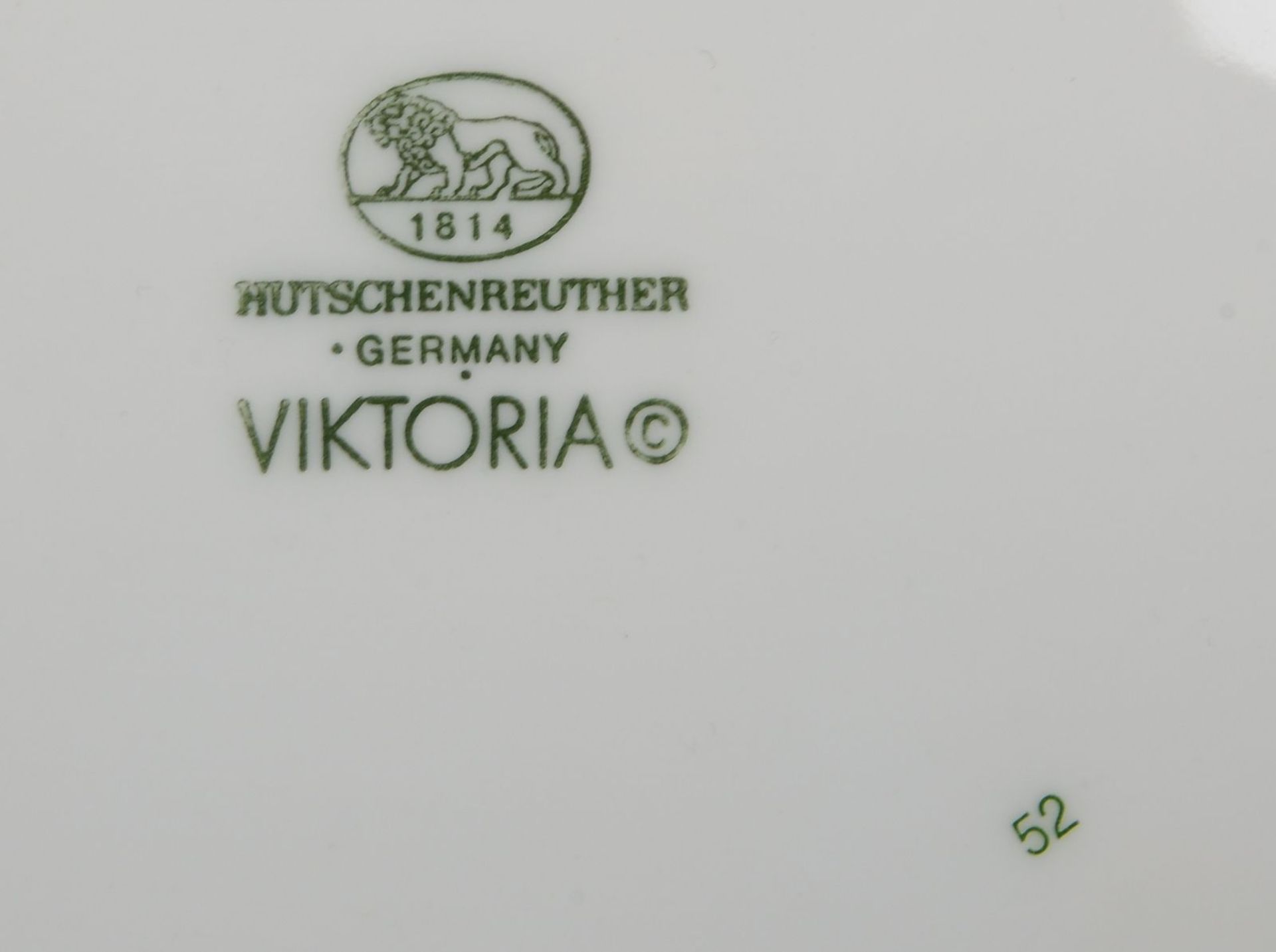 Hutschenreuther, Speiseservice, Dekor &#039;Viktoria&#039;, f&uuml;r 6 Personen, umfassend: 1 Deckel - Image 3 of 3