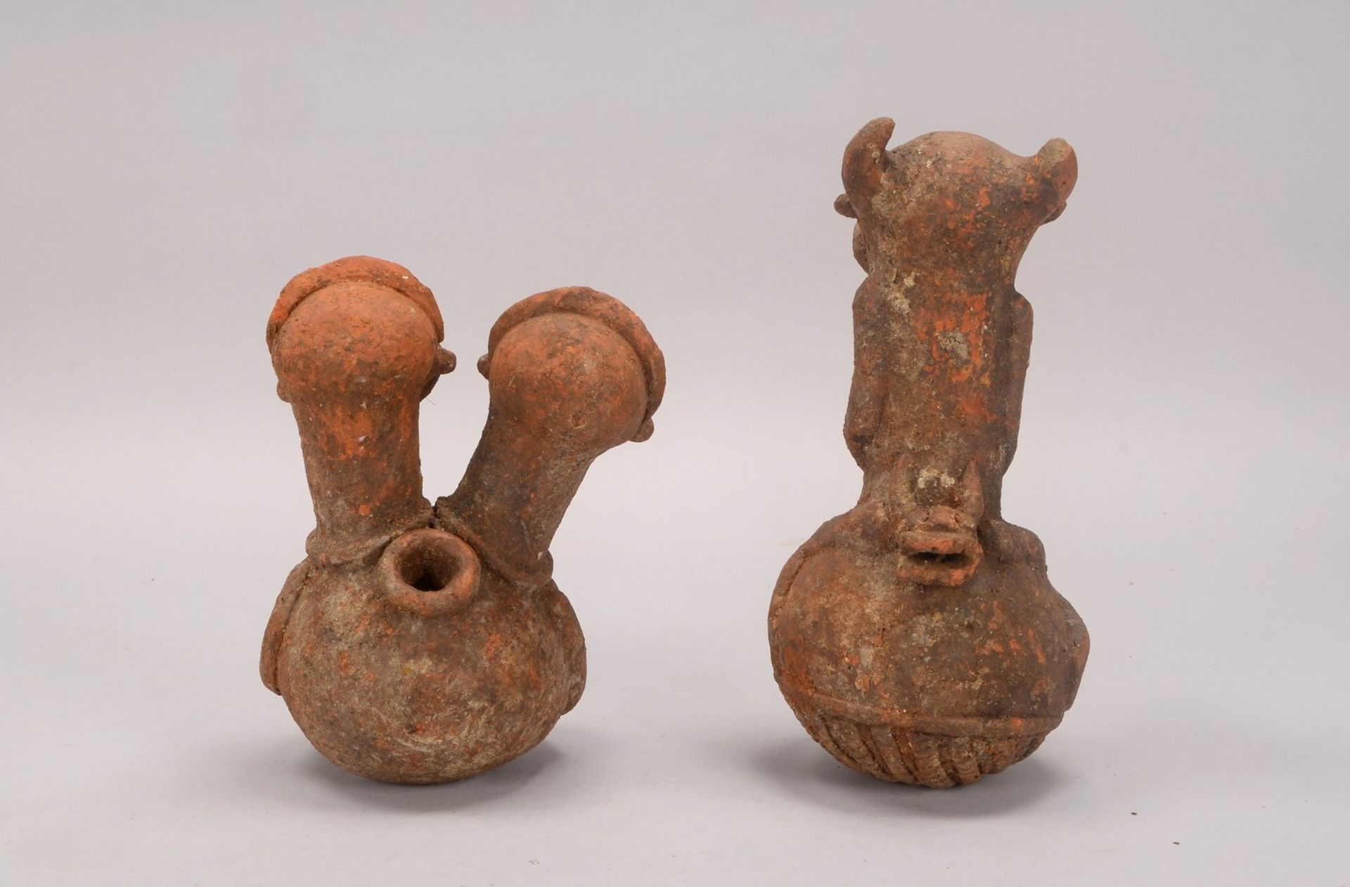 2 afrikanische Sammlerobjekte der Mambila Sardauna-Provinz/Ostnigeria (aus der Sammlung Prof. Henk v - Image 3 of 4