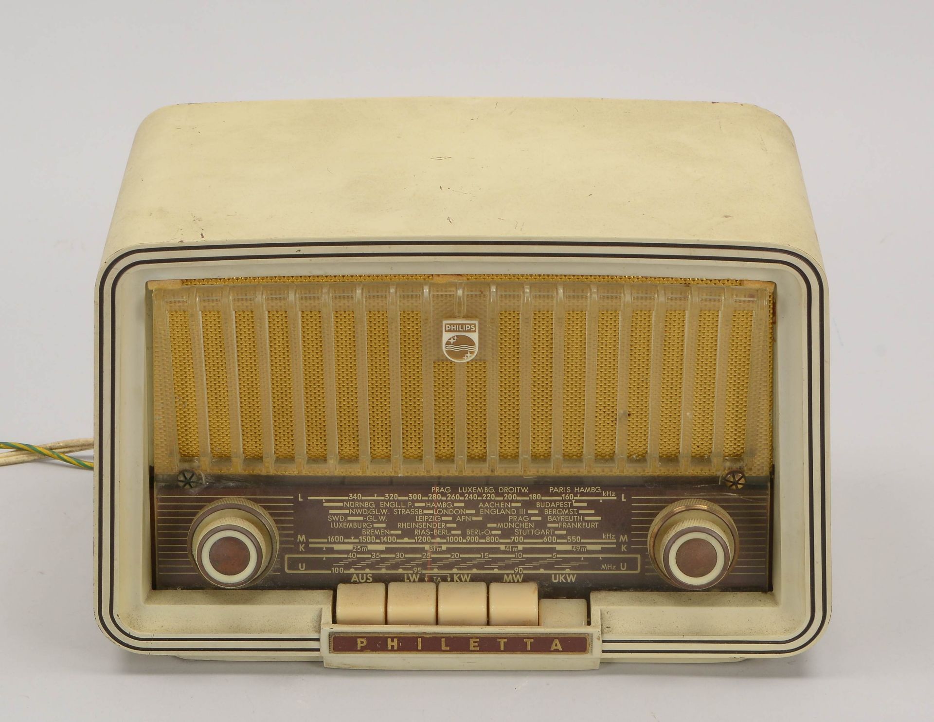 Altes R&ouml;hrenradio (1960er Jahre), Philips &#039;Philetta&#039;, funktionst&uuml;chtig (gepr&uum - Image 2 of 2