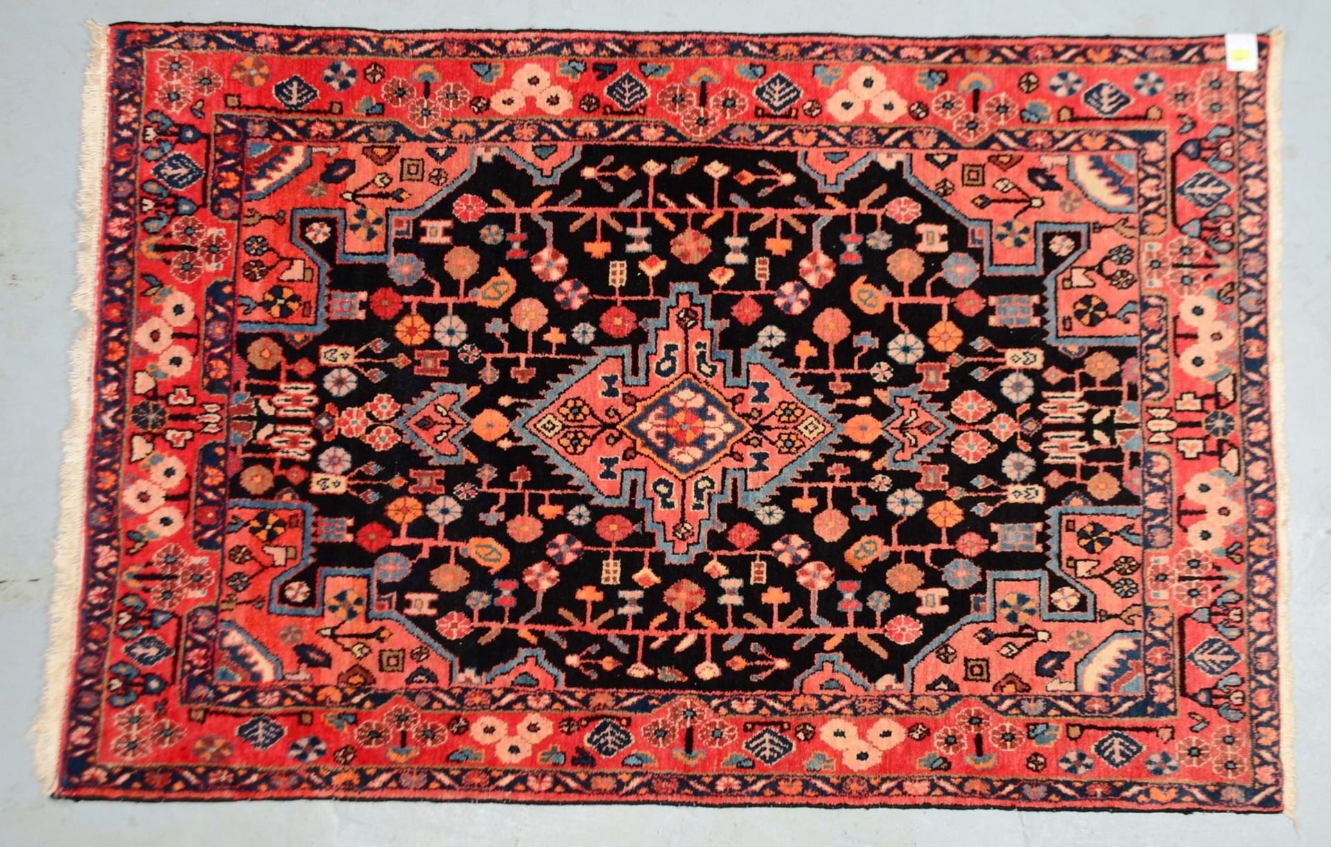 Nahawand-Orientteppich, komplett, wohnfertiger Zustand; Ma&szlig;e 205 x 135 cm