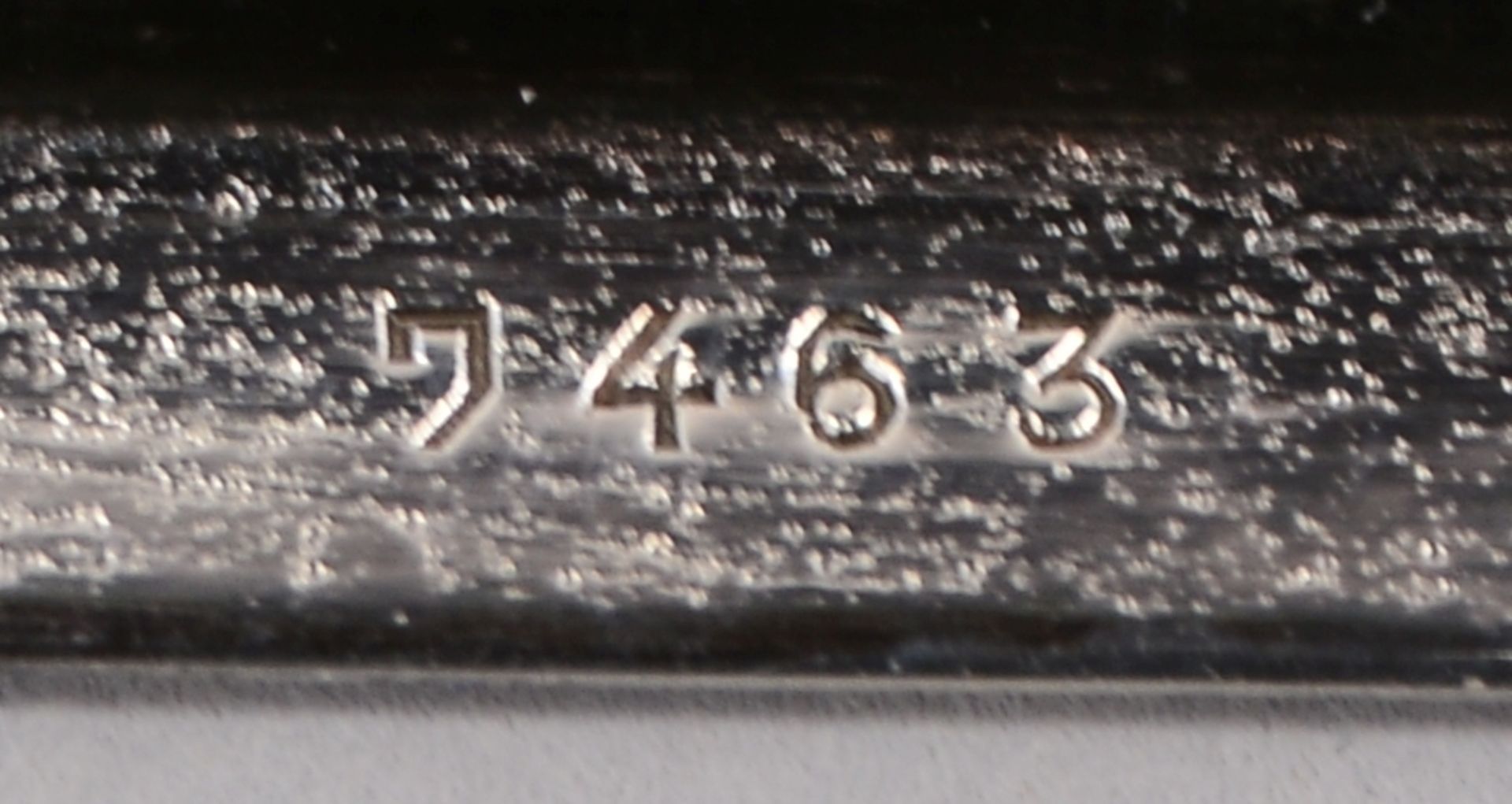 Wilkens, Zuckertopf und Sahnek&auml;nnchen auf Tablett, 830 Silber; Ma&szlig;e Zucker 9,5 x 9,5 cm, - Bild 4 aus 4