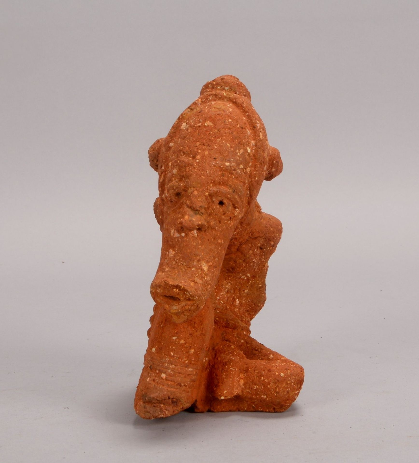 Museale Nok-Figur (Nigeria, 500 vor Christus - 500 nach Christus; mit Sachverst&auml;ndigen-Printgut - Image 3 of 6