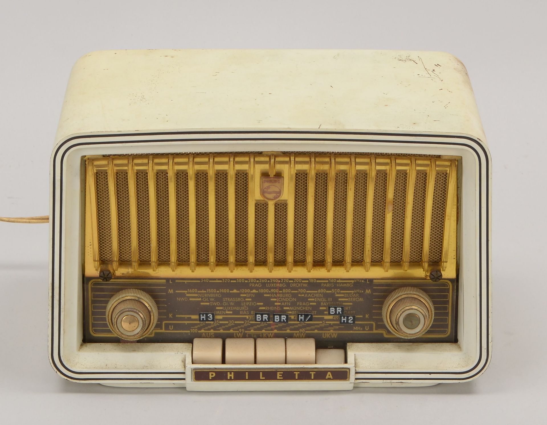 Altes R&ouml;hrenradio (1960er Jahre), Philips &#039;Philetta&#039;, funktionst&uuml;chtig (gepr&uum - Image 2 of 2