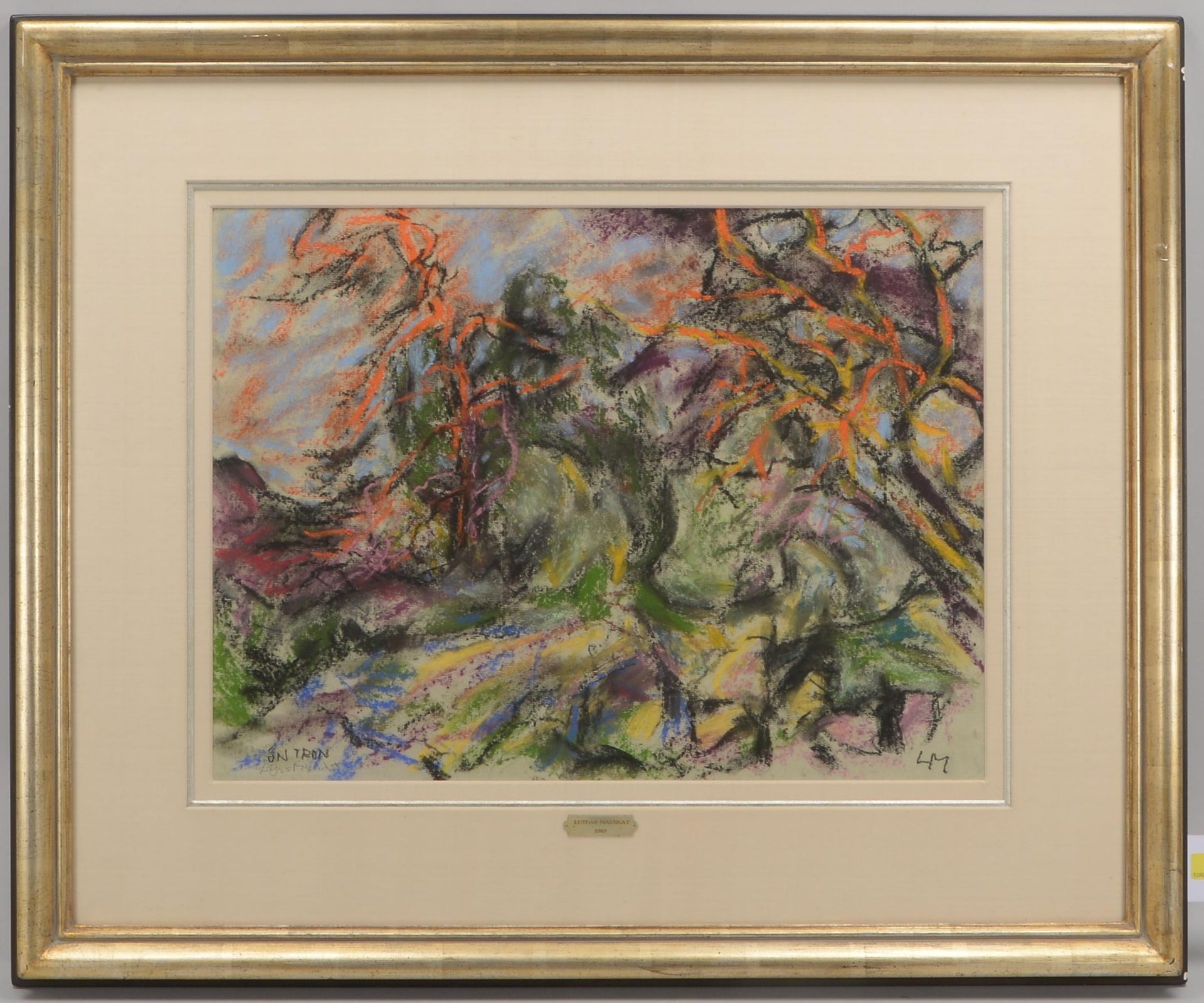 Malskat, Lothar (1912 K&ouml;nigsberg - 1988 Wulfsdorf/L&uuml;beck), &#039;Bewegte Landschaft&#039;,