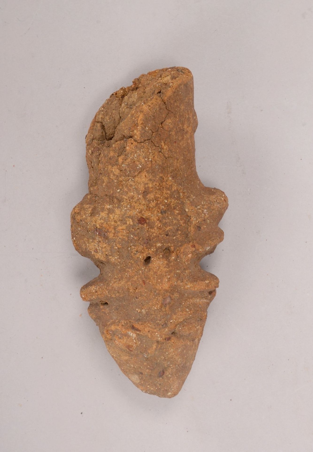 Museale Nok-Figur (Nigeria, 500 vor Christus - 500 nach Christus; wohl Grabbeigabe) &#039;Januskopf& - Image 2 of 3