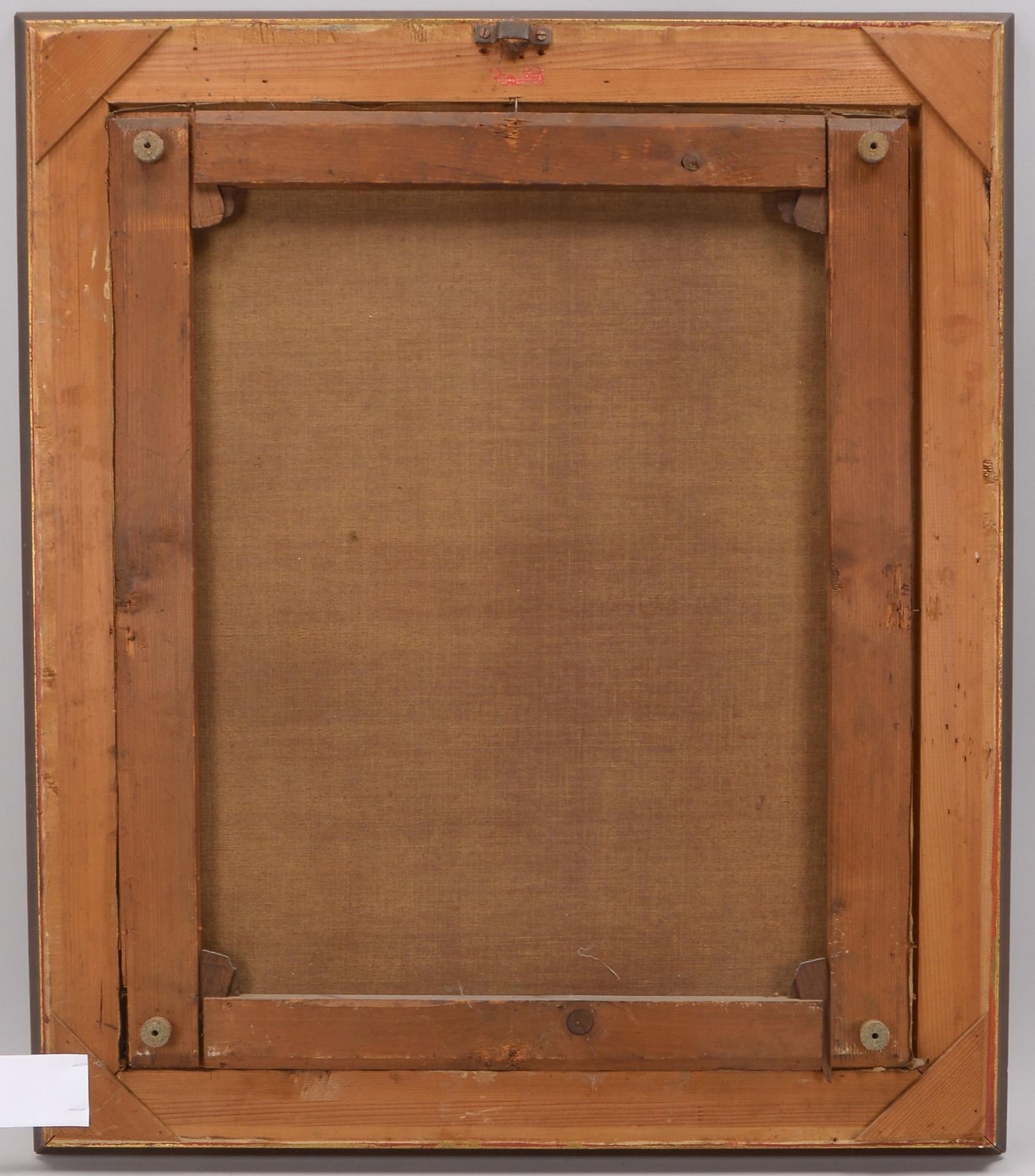 Gemaelde (19. Jahrhundert), -Der alte Harfenspieler-, Oel/Lw, unsigniert, Bildmasse 69 x 57 cm, Rahm - Bild 3 aus 3