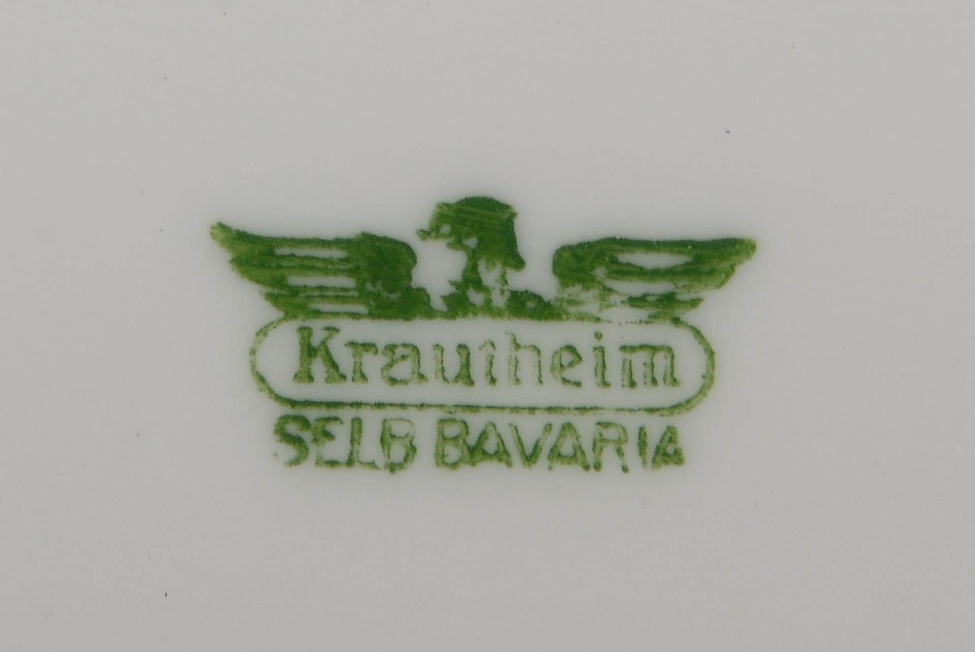 Krautheim/Bavaria, Speiseservice, mit Blumendekor, 4 Teile: 1 Deckelterrine und 3x Platten/oval, ver - Image 3 of 3