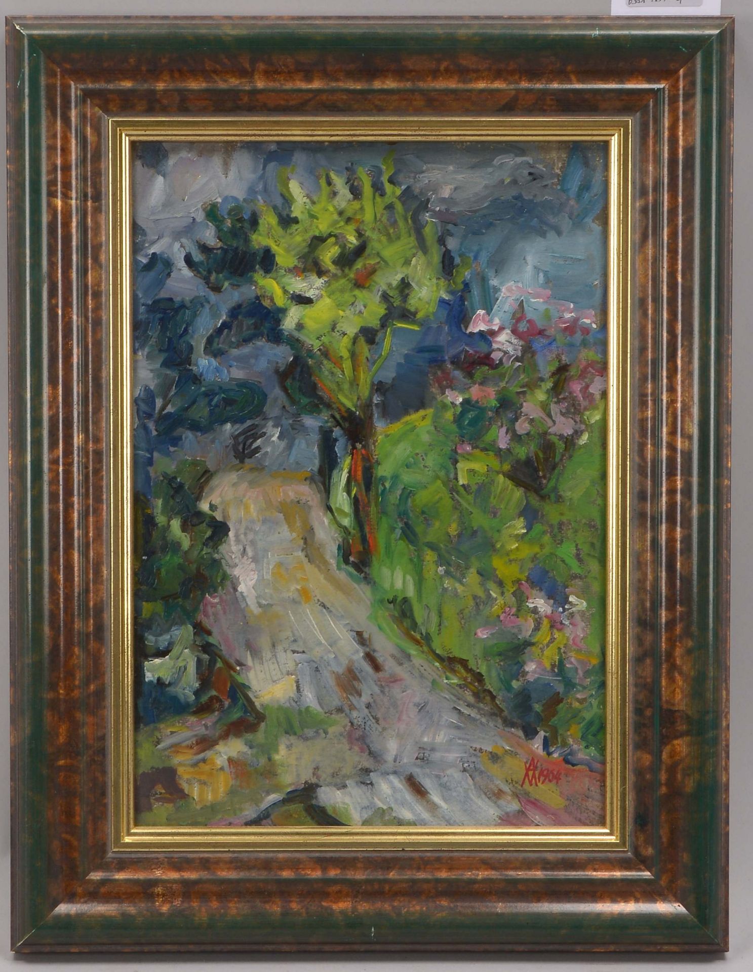 Viegener, Annemarie (geb. 1916 Konstanz), -Fr&uuml;hling-, Oel auf Holz/gerahmt, unten rechts/verso