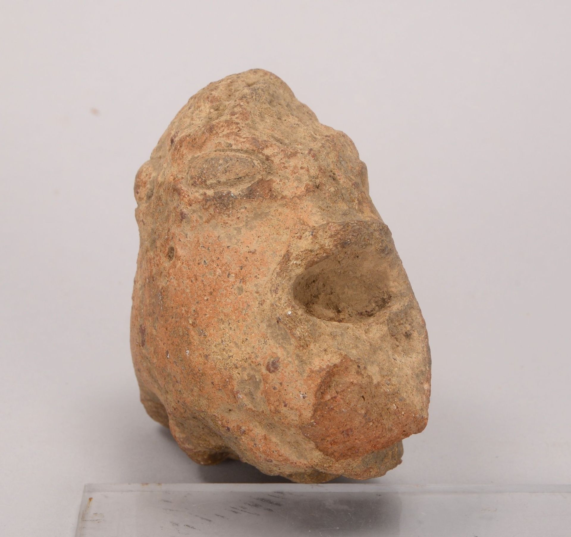 Museale Nok-Figur (Nigeria, 500 vor Christus - 500 nach Christus; wohl Grabbeigabe) &#039;Januskopf& - Image 4 of 4