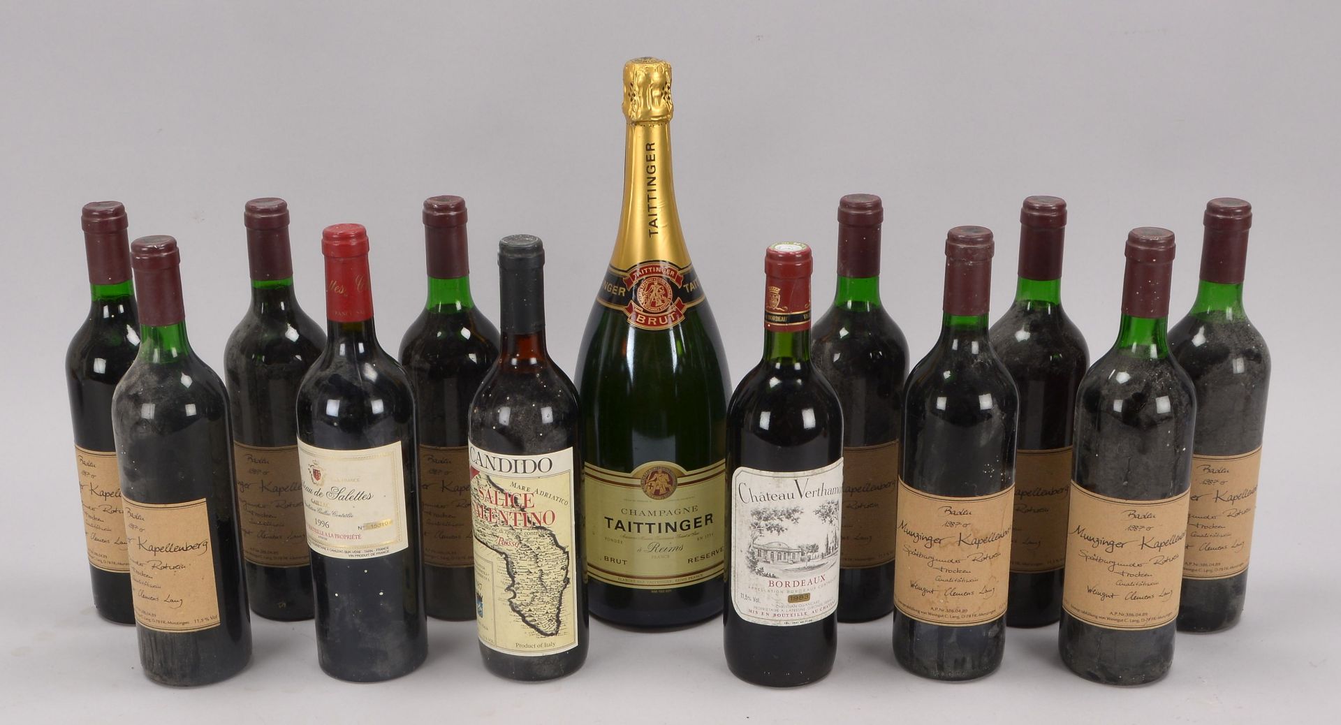 Konvolut Sammlerweine, u.a. 9 Flaschen Sp&auml;tburgunder trocken, Flasche jeweils 0,75 l und 1 Cham - Image 2 of 2