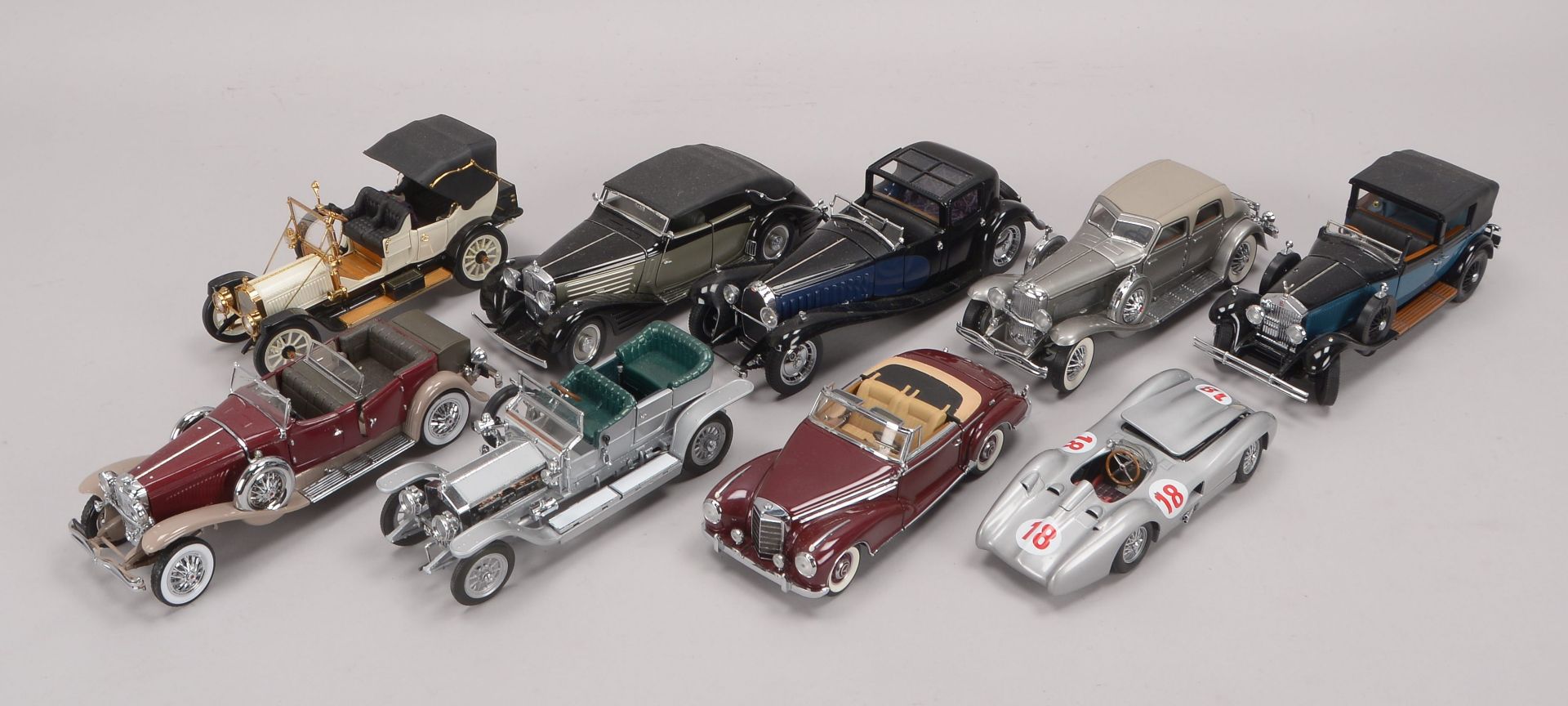 Kleines Lot Sammler-Modellautos, -Franklin Mint-, Ma&szlig;stab -1:24-, 9 Stueck (einzelne Tuer fehl - Image 2 of 2