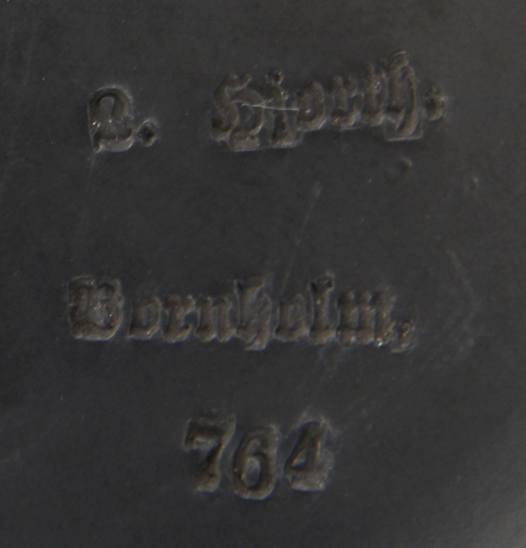 Hjorth/Bornholm, Keramikgefaess, mit Reliefdekor, Hoehe 18 cm - Image 3 of 3