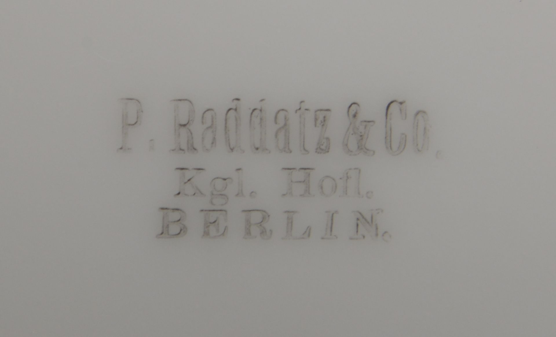 Rosenthal, Tischporzellan-Konvolut, -Louis XIV-, gestempelt -P. Raddatz + Co.-, mit gruener Untergla - Image 3 of 3