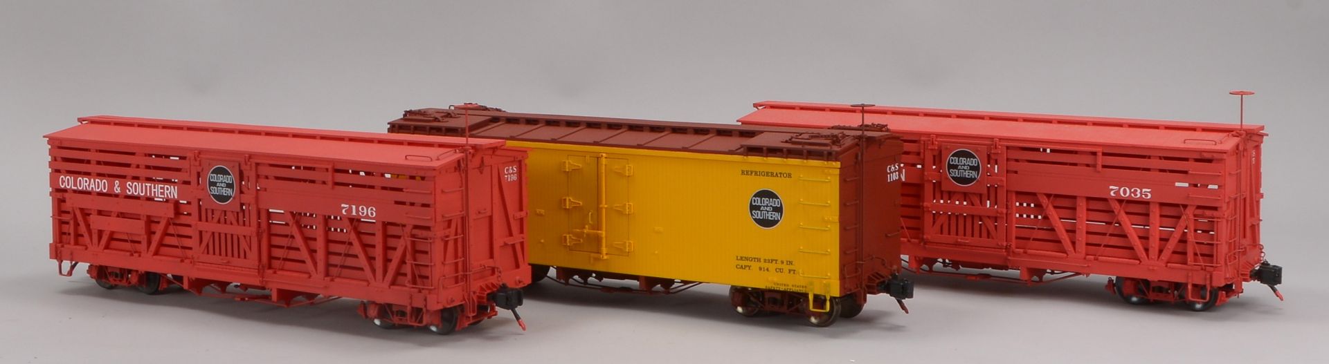 3 Bachmann Lang-Waggons, Vieh und Gueterwaggon, Spur G - Bild 3 aus 3