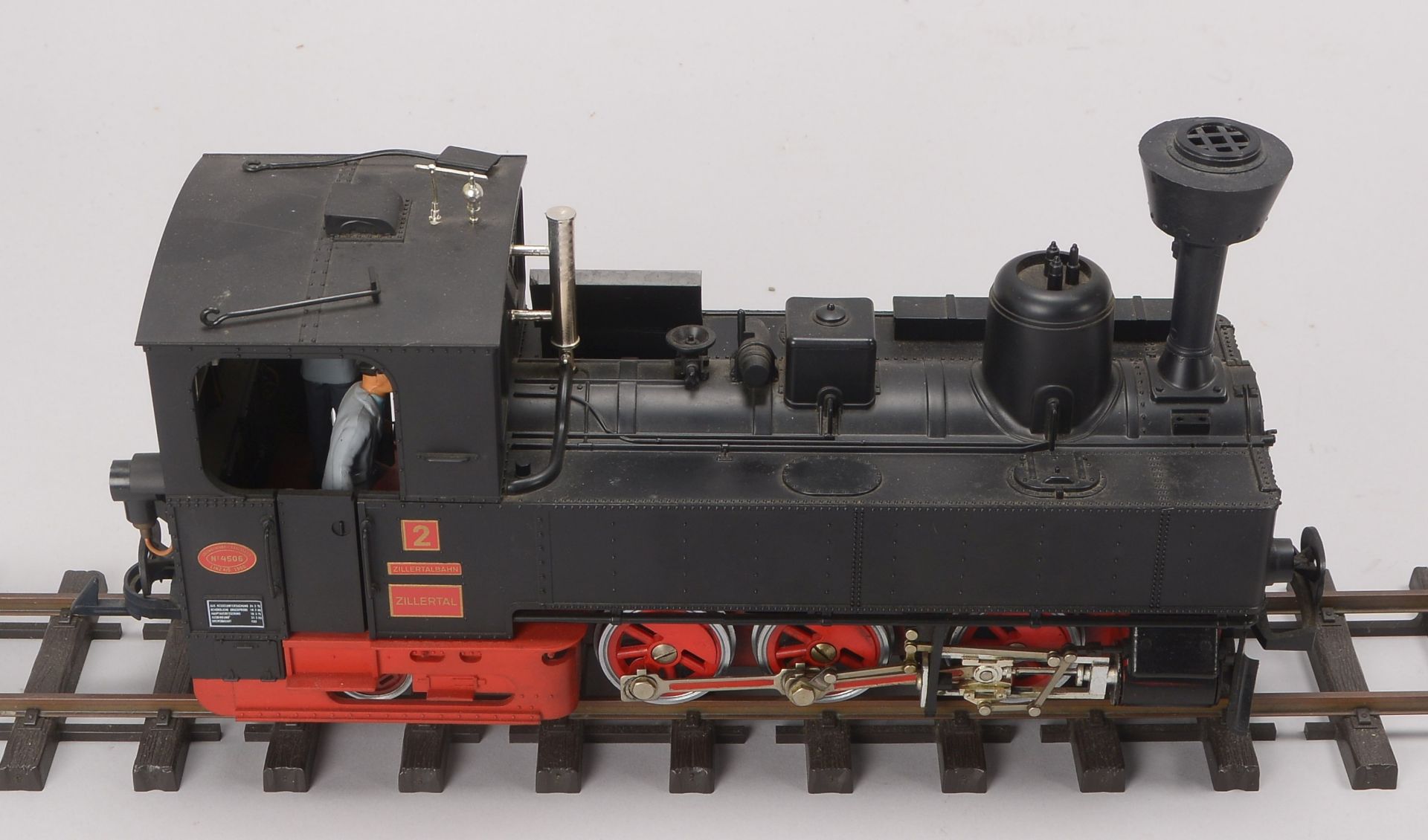LGB - Lehmann Lokomotive, - Zillertalbahn 2 -, Spur 45 mm, Laenge ca. 31 cm - Bild 2 aus 3