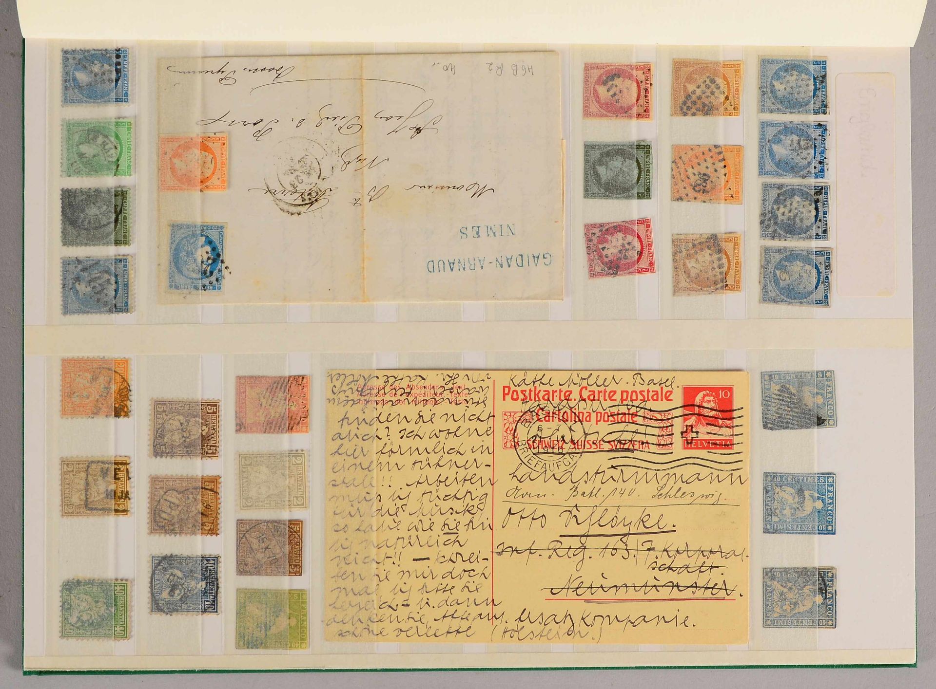 Briefmarken, -Frankreich und Schweiz-, ab den gesuchten klassischen Ausgaben chronologisch bis ca. 1