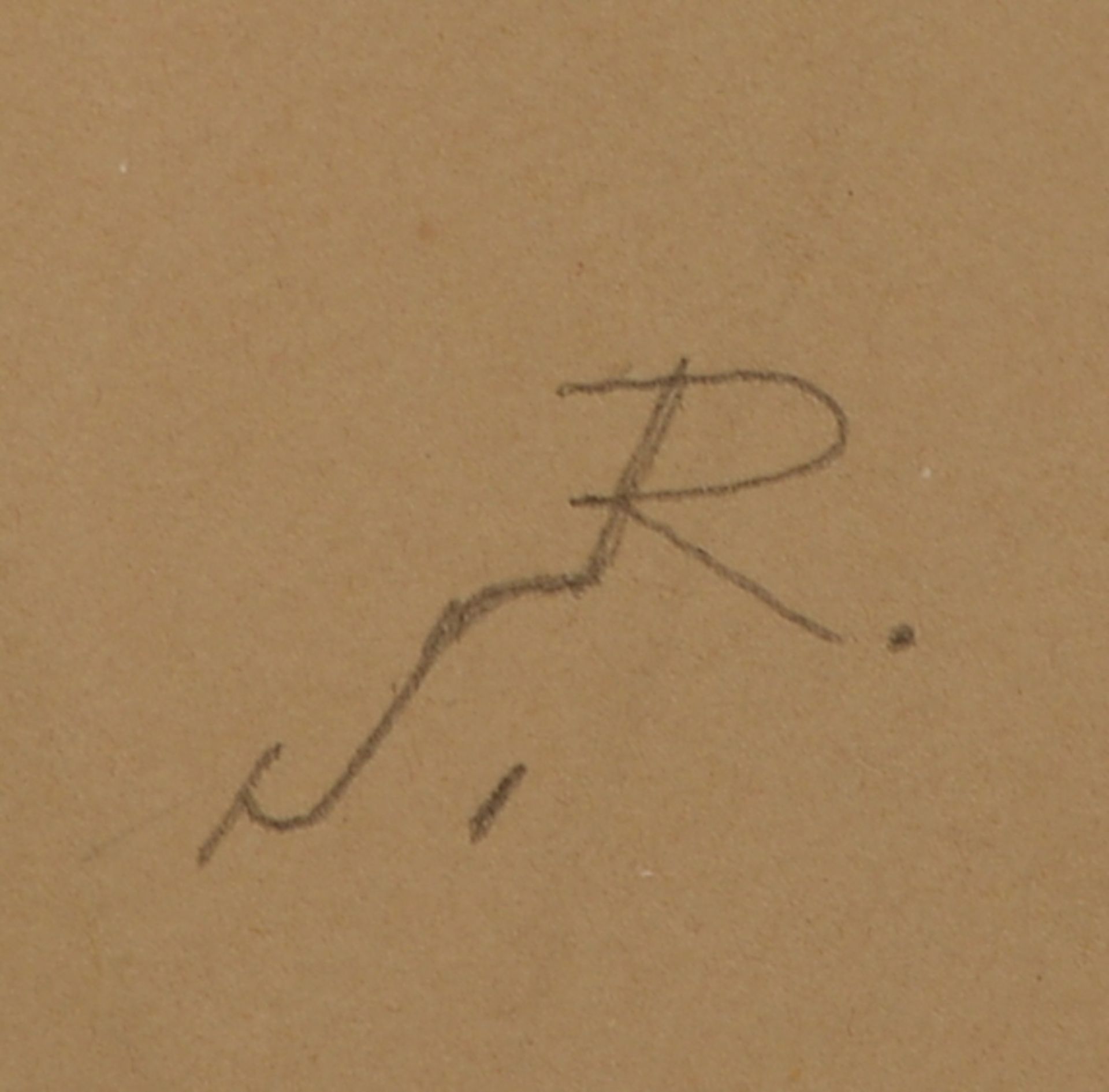 S&ouml;rmann, Reinhold (Hamburg), &#039;Rhododendronbl&uuml;ten&#039;, Bleistiftzeichnung, im Blatt - Image 2 of 2