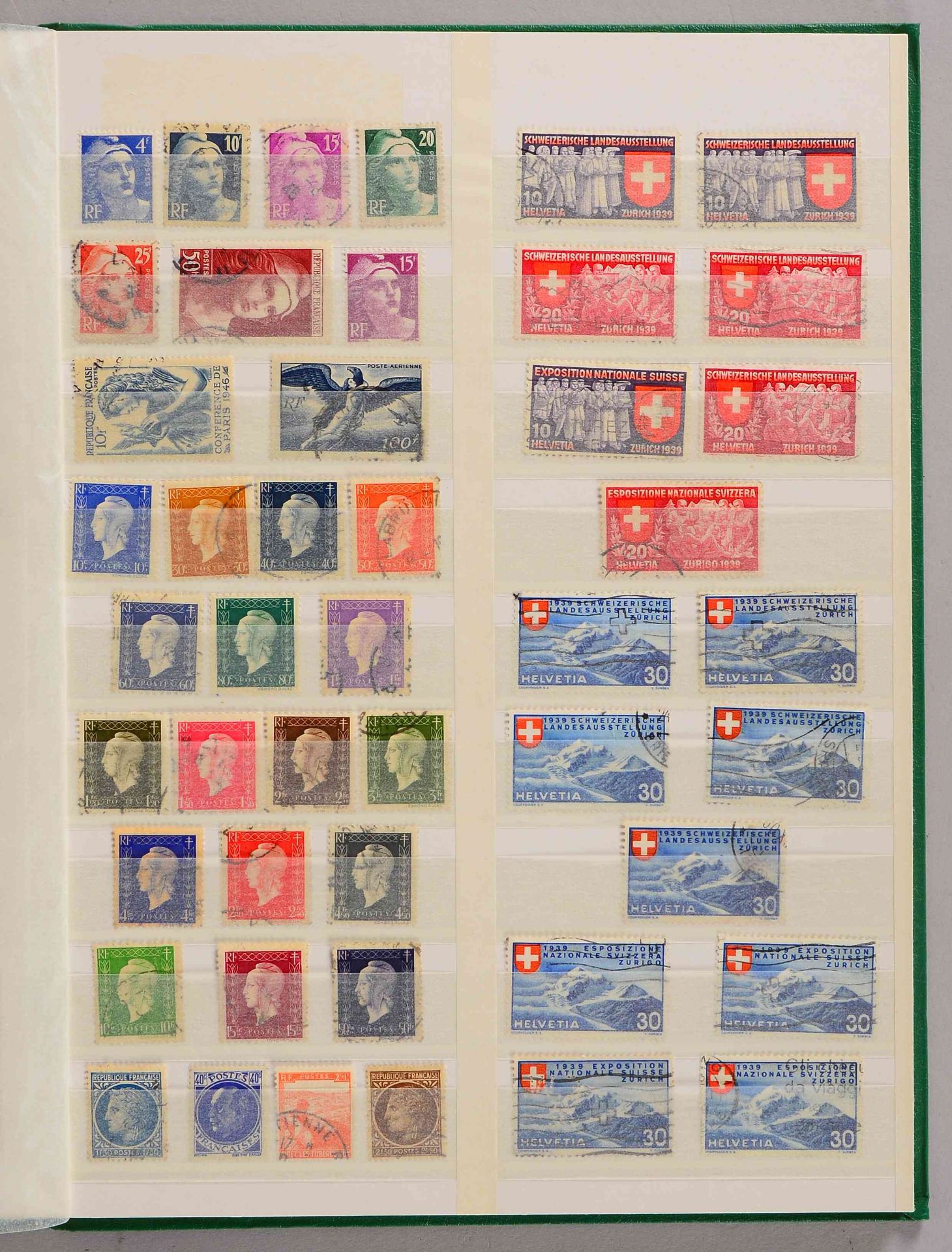 Briefmarken, -Frankreich und Schweiz-, ab den gesuchten klassischen Ausgaben chronologisch bis ca. 1 - Image 5 of 5