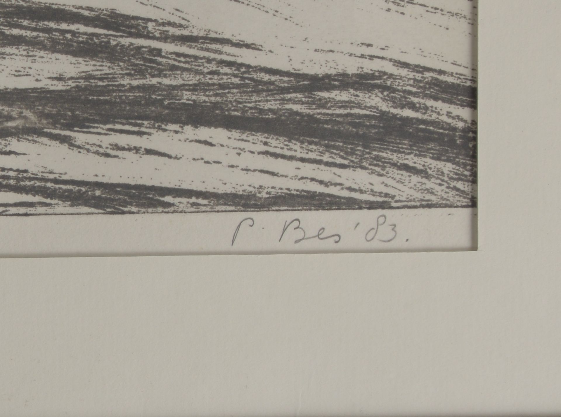 Bes, Peter (*1945), &#039;Oldtimer&#039;, Lithografie, signiert und datiert (19)&#039;83&#039;, unte - Image 2 of 2