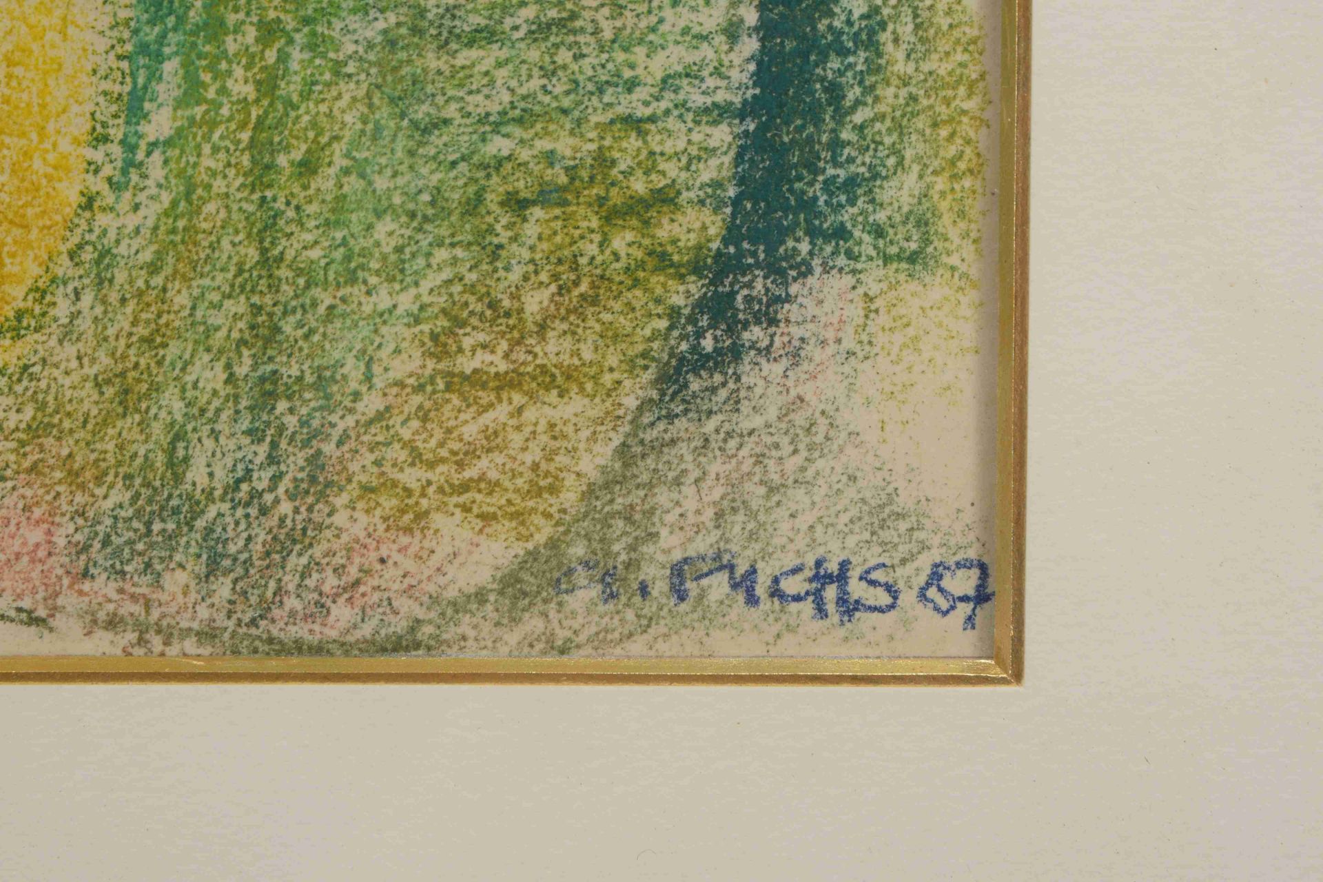 Fuchs, Alfred (1925 - 2003), &#039;Landschaft mit Personen&#039;, &Ouml;lm - Image 2 of 2
