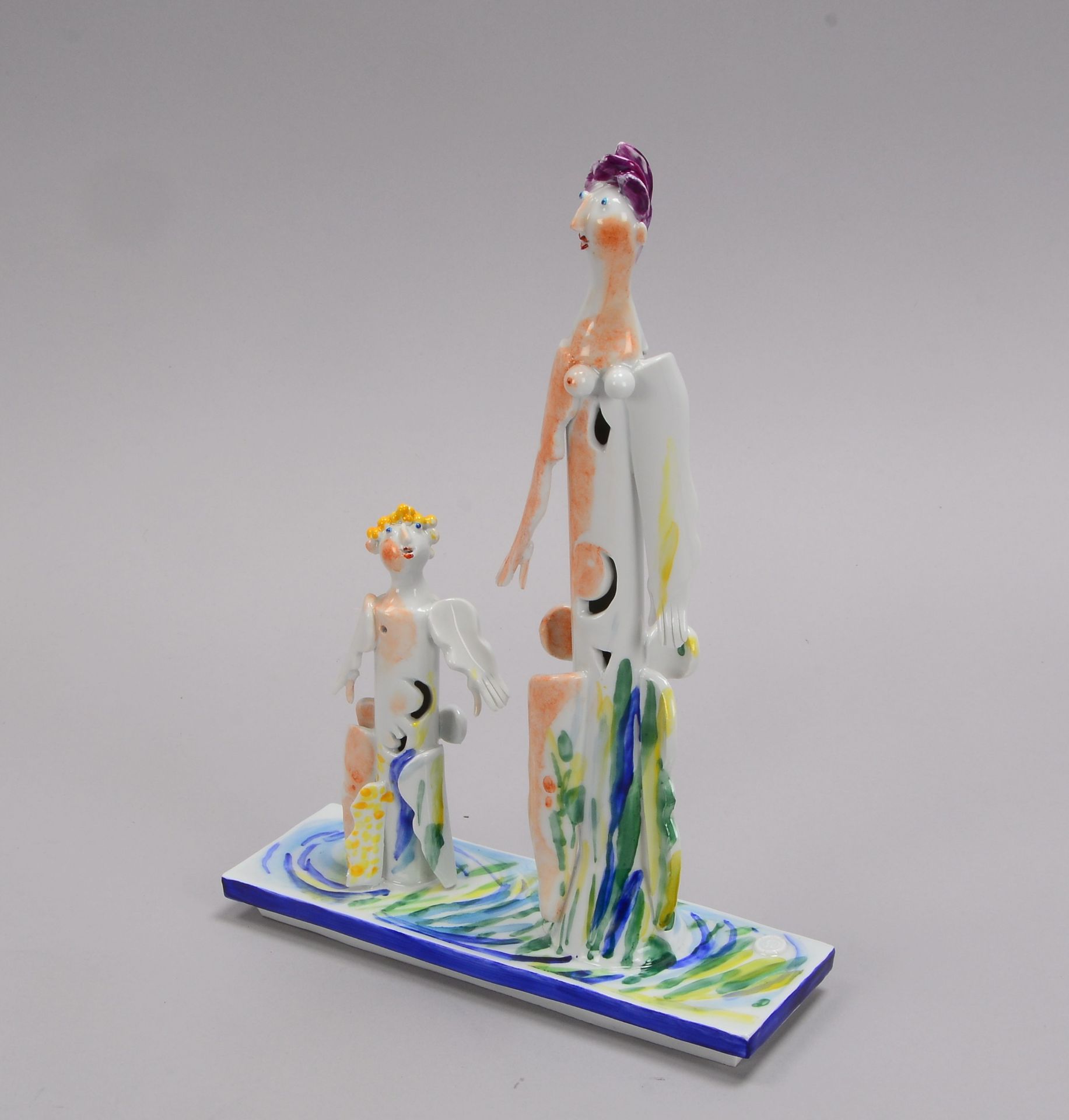 Meissen, Figurengruppe, &#039;Mutter mit Kind&#039;, Modell-Nr. &#039;365/2002&#039; - hier ein Unik - Image 2 of 5