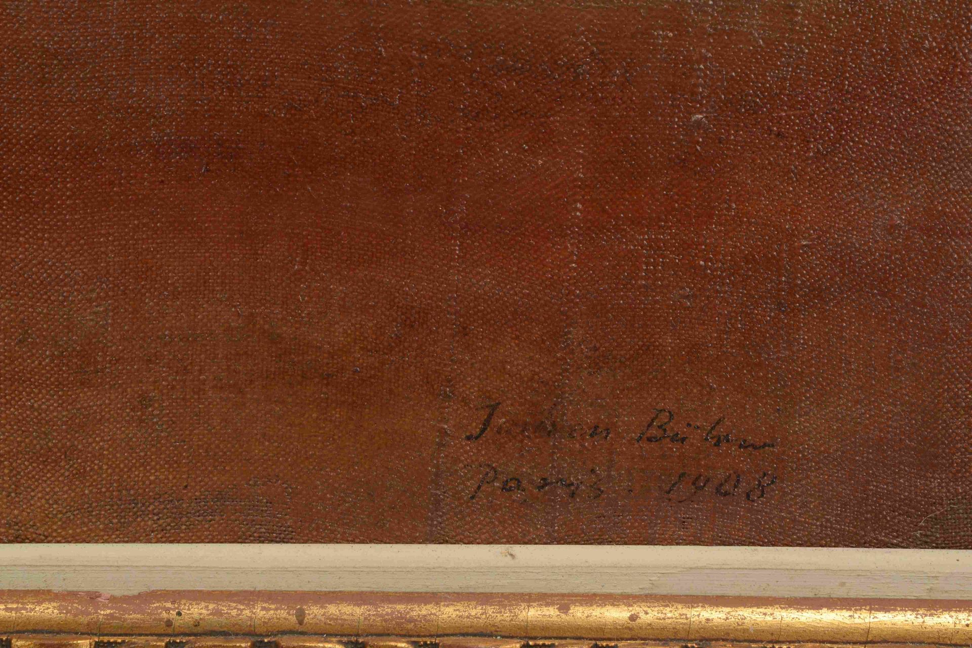 von B&uuml;hlow, Joachim, &#039;Blumenstillleben&#039;, &Ouml;l/Lw, signiert und datiert &#039;1908& - Image 2 of 3
