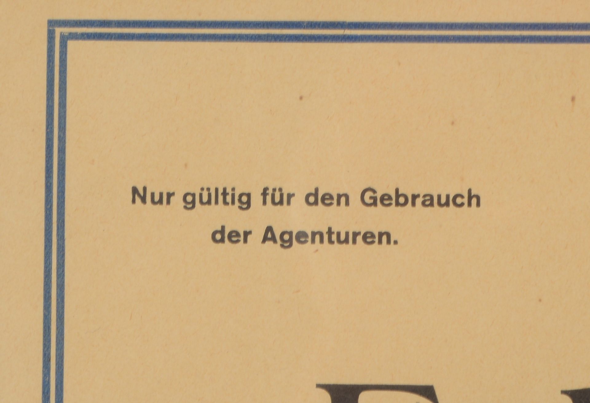 Maritimes Sammler-Dokument, &#039;NDL Bremen&#039;: &#039;Fahrplan nach Ostasien, 15. August, 1929, - Image 3 of 4