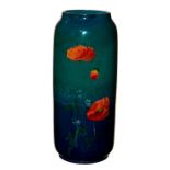 Royal Doulton Titanian Percy Curnock Floral Vase, Poppy