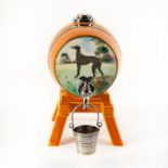 Royal Doulton Whisky Spirits Barrel, Greyhound And Hare