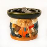 Royal Doulton Tobacco Jar with Lid Toby by Harry Simeon