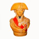 Doulton Lambeth Vice Admiral Lord Nelson Character Toby Jug in rare Orange and Gold variation