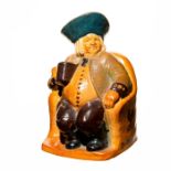 Doulton Lambeth Seated Toby Man