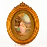 Royal Doulton Leslie Johnson Art Plaque, Mother And Child