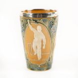 Royal Doulton Art Nouveau Style Beaker, Cricket