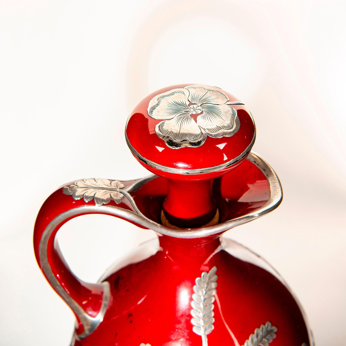 Royal Doulton Flambe And Silver Liquor Flask - Image 4 of 5