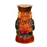 Royal Doulton Standing Man Toby Jug with Orange Vest