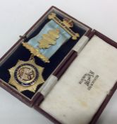 A cased 'Roll of Honor' medallion with enamelled