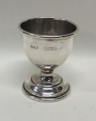 An Edwardian silver egg cup. Birmingham. Approx. 2