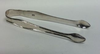 HESTER BATEMAN: A pair of Georgian shaped silver s