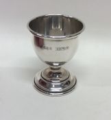 A good plain silver egg cup. Birmingham. By Porter