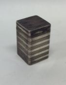 A rectangular Dutch silver hinged top box. Approx.