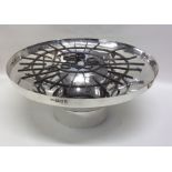 A modernistic tapering silver rose bowl. London. B