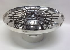 A modernistic tapering silver rose bowl. London. B