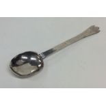 A 17th Century rat tail silver trefid spoon. Punch