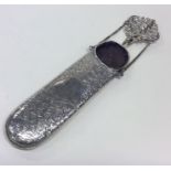 An attractive late Victorian silver spectacle case